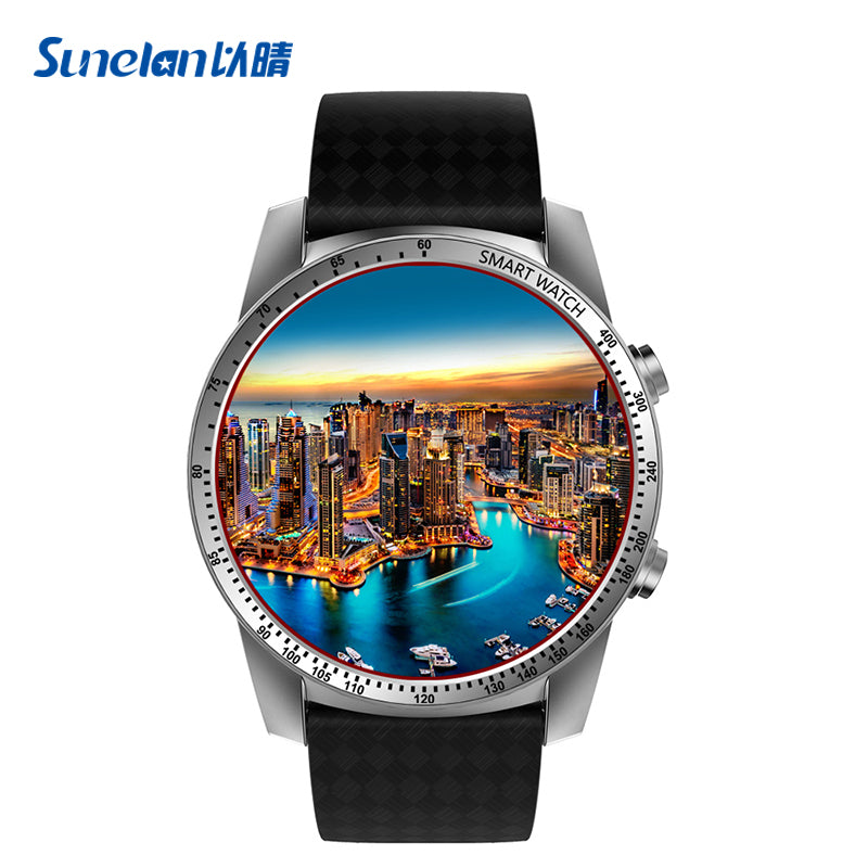 KW99 Smart Watch Android OS MTK6580 3G WIFI GPS ROM 8GB RAM 512 MB Heart Rate Monitoring Smartwatch