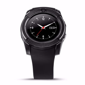 V8 Bluetooth Smart Watch 1.22 inch Round Screen Support SIM Card Camera SmartWatch