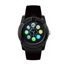 V8 Bluetooth Smart Watch 1.22 inch Round Screen Support SIM Card Camera SmartWatch
