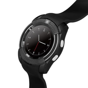V8 Bluetooth Smart Watch 1.22 inch Round Screen Support SIM Card Camera SmartWatch