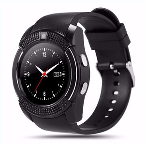 V8 Bluetooth Smart Watch 1.22 inch Round Screen Support SIM Card Camera SmartWatch
